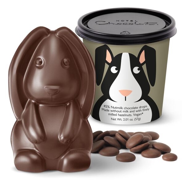 Vegan* Chocolate Rabbert Hollow with Tiddly Pot, , hi-res