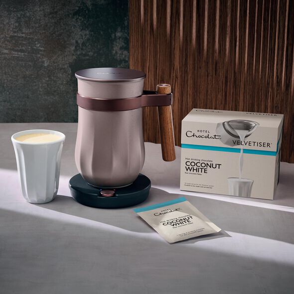 Coconut-White Hot Chocolate Sachets, , hi-res