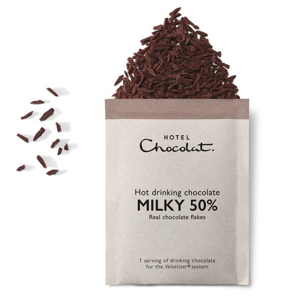 Dark 100% Hot Chocolate Sachets, , hi-res