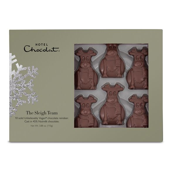 Unbelievably Vegan* Chocolate Reindeer | Sleigh Team, , hi-res
