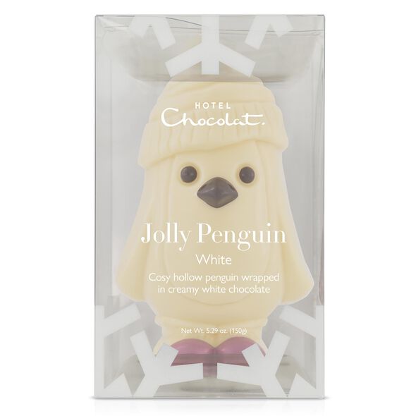 White Chocolate Jolly Penguin - 15.8 cm (H), , hi-res