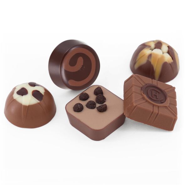 Mini Chocolate Christmas Crackers, , hi-res