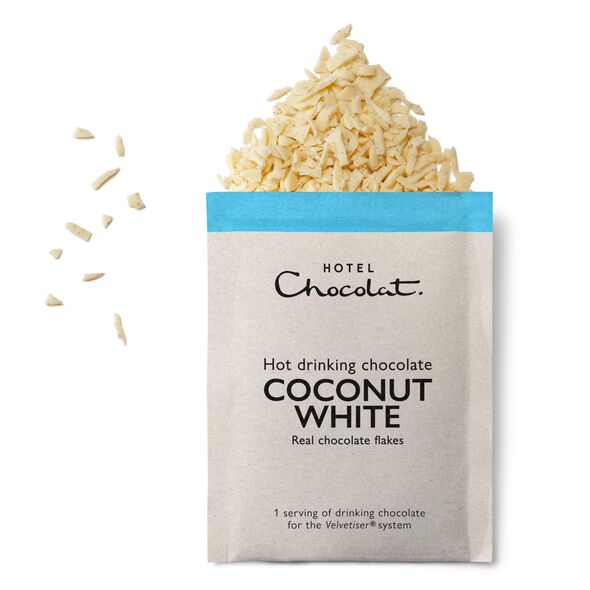 Coconut-White Hot Chocolate Sachets, , hi-res