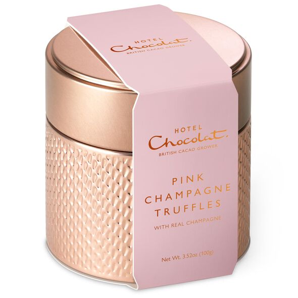 Pink Champagne Truffle Tin, , hi-res