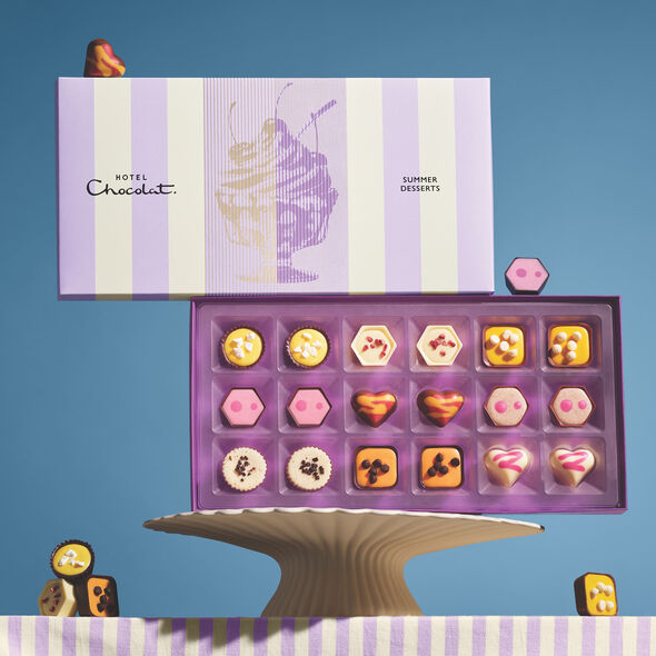 18-Piece Summer Desserts Chocolate Box , , hi-res