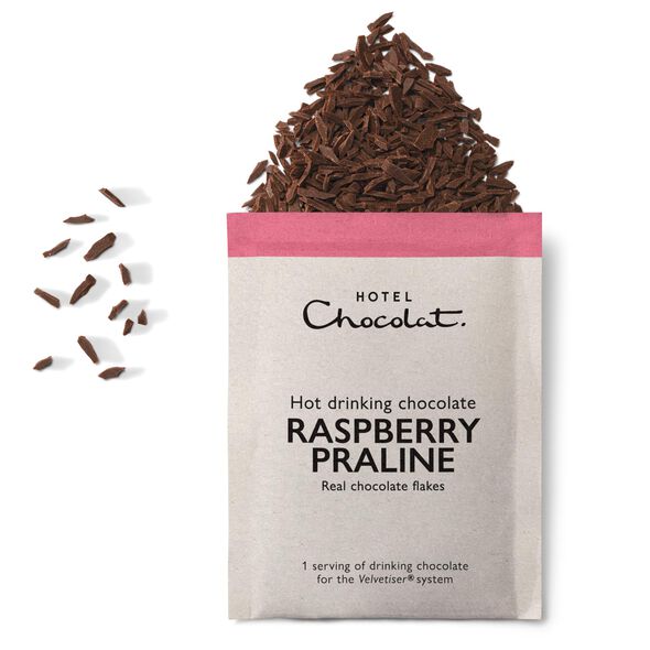 Raspberry Praline Hot Chocolate Sachets &ndash; Limited Edition, , hi-res