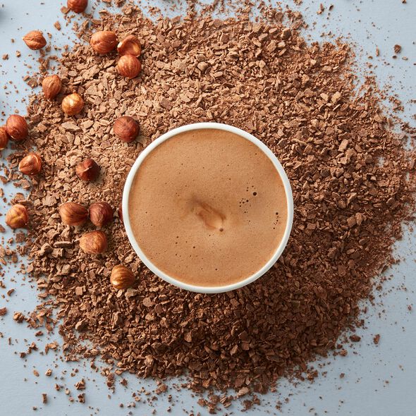 Hazelnut Praline Hot Chocolate Sachets, , hi-res