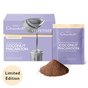 Limited Edition Coconut Macaroon Cold Drinking Chocolate Sachets